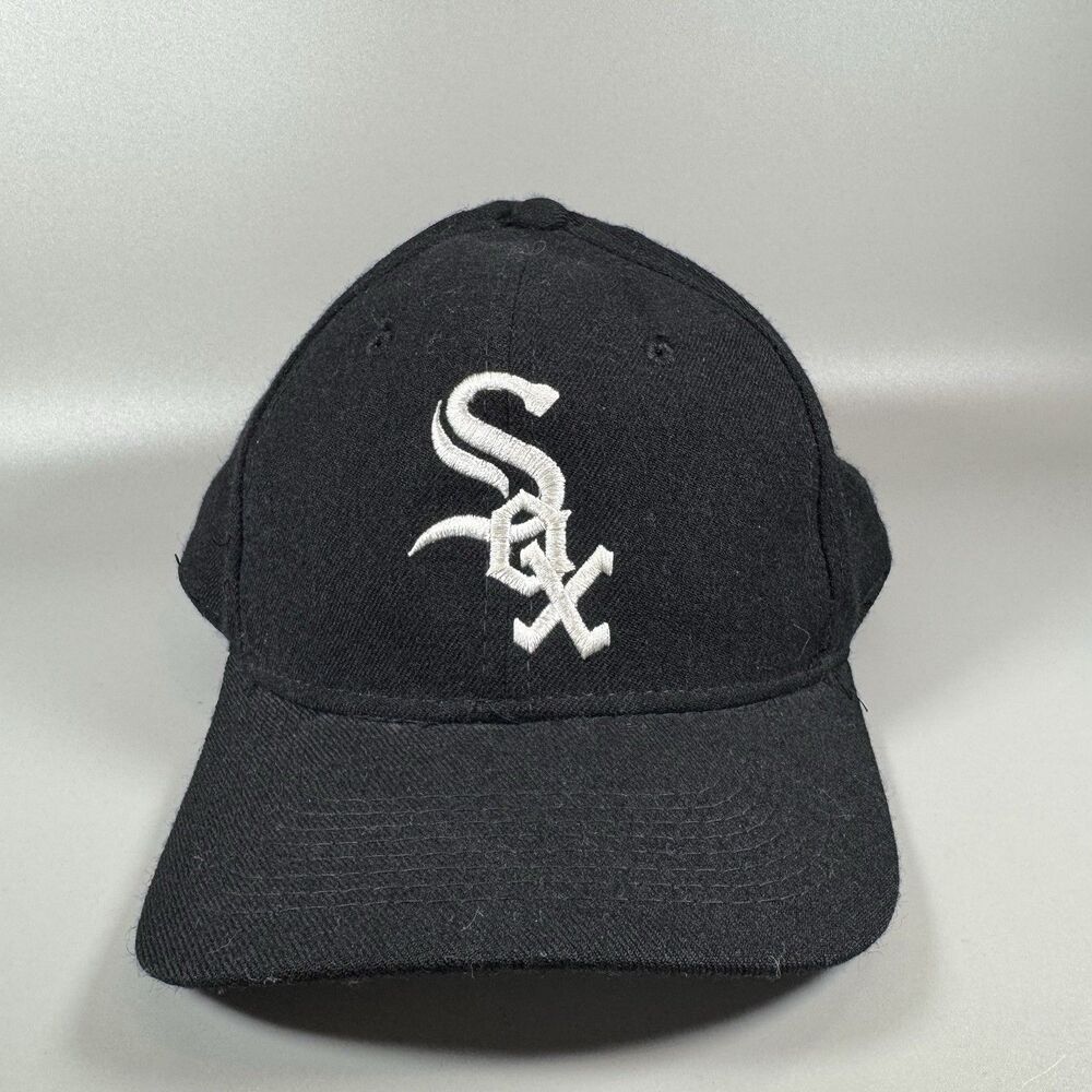Vintage Chicago White Sox Hat Fitted 7 1/2 Sports Specialties Plain Logo MLB Cap